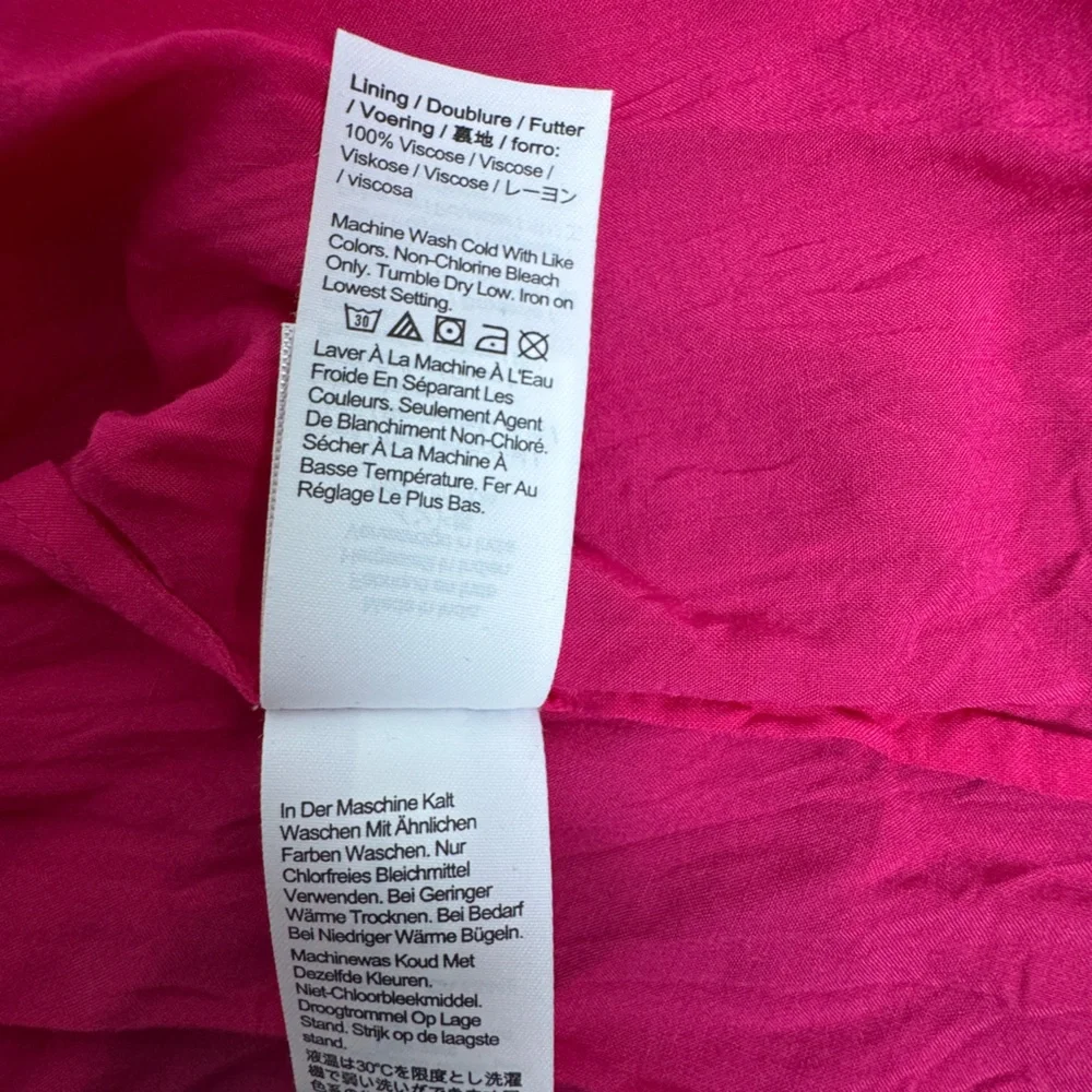 J. Crew Ruffleneck Mini‎ Dress In Eyelet Pink 100% Cotton Dress Size Small